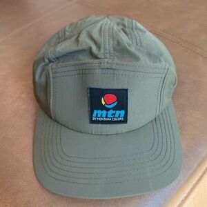 MTN by Montana Colors Olive Green Adjustable Camp Hat Outdoor Cap